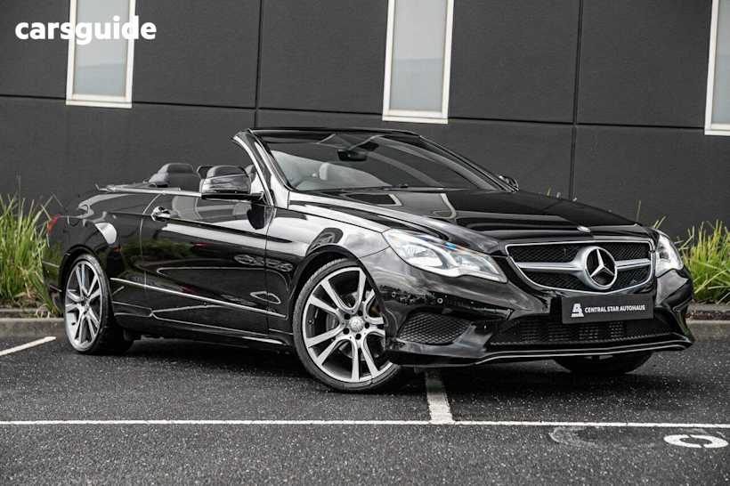 Black 2014 Mercedes-Benz E-CLASS Convertible E200 R