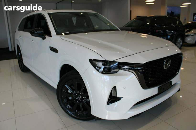 White 2025 Mazda CX-80 Wagon G40E Gt