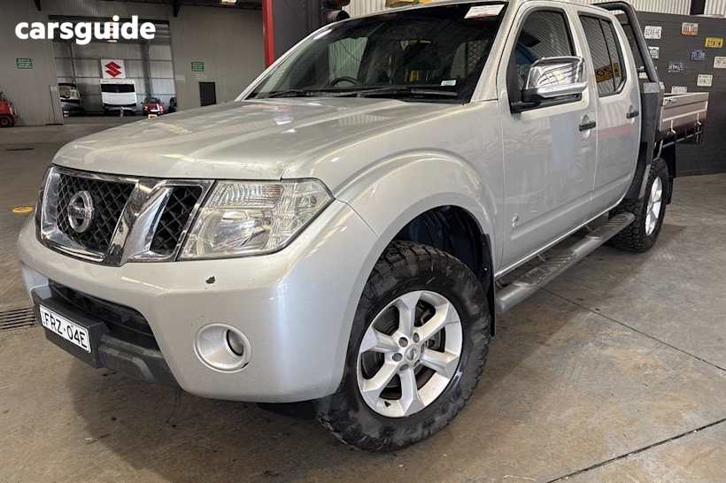 Silver 2012 Nissan Navara Dual Cab Pick-up St-X (4X4)