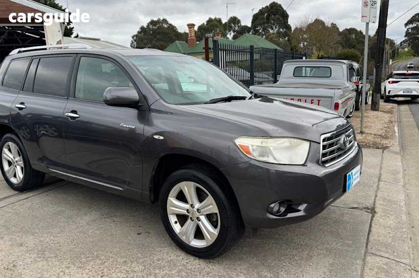Grey 2010 Toyota Kluger Wagon Grande (Fwd)