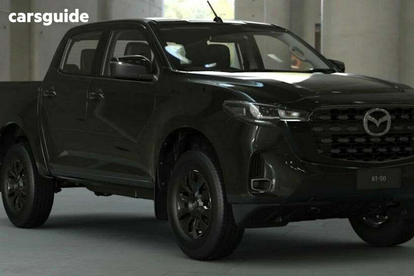 Black 2025 Mazda BT-50 Dual Cab Pick-up Xt (4X4)