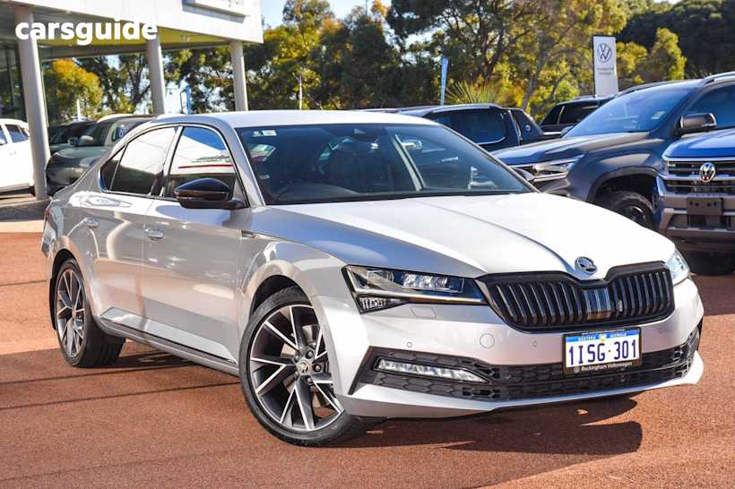Silver 2021 Skoda Superb Hatch 206TSI SPORTLINE 4X4