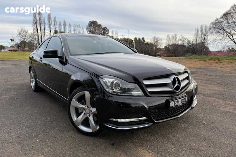 Black 2013 Mercedes-Benz C250 Coupe Sport Be