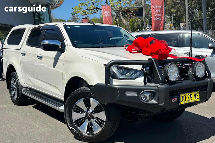 White 2022 Isuzu D-MAX Ute Tray LS-U 4X4