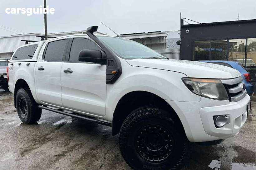 White 2014 Ford Ranger Dual Cab Utility Xls (4X4)