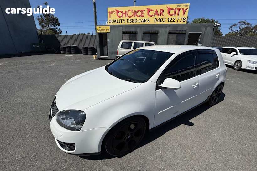 White 2008 Volkswagen Golf Hatchback Gti