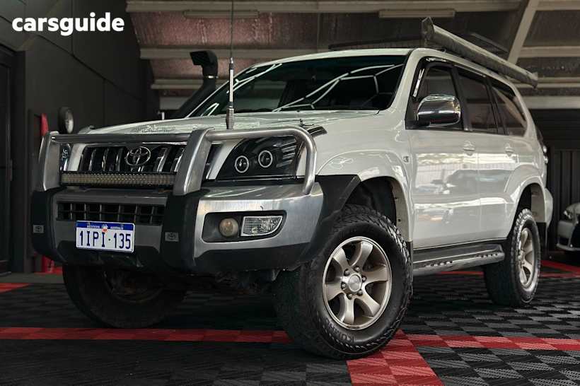 White 2005 Toyota Landcruiser Prado SUV GXL 4X4