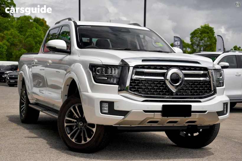 White 2024 GWM Cannon Alpha Dual Cab Utility Ultra (4X4)