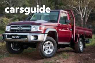 White 2016 Toyota Landcruiser Cab Chassis Workmate (4X4)
