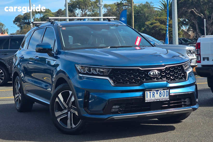 Blue 2021 Kia Sorento Wagon Sport+ 7 Seat