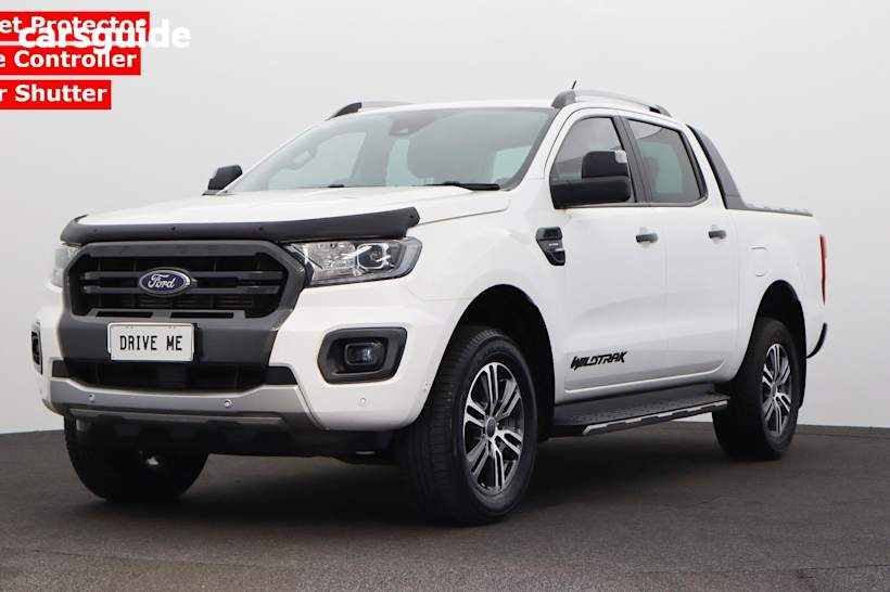 White 2020 Ford Ranger Ute Tray WILDTRAK 4X4