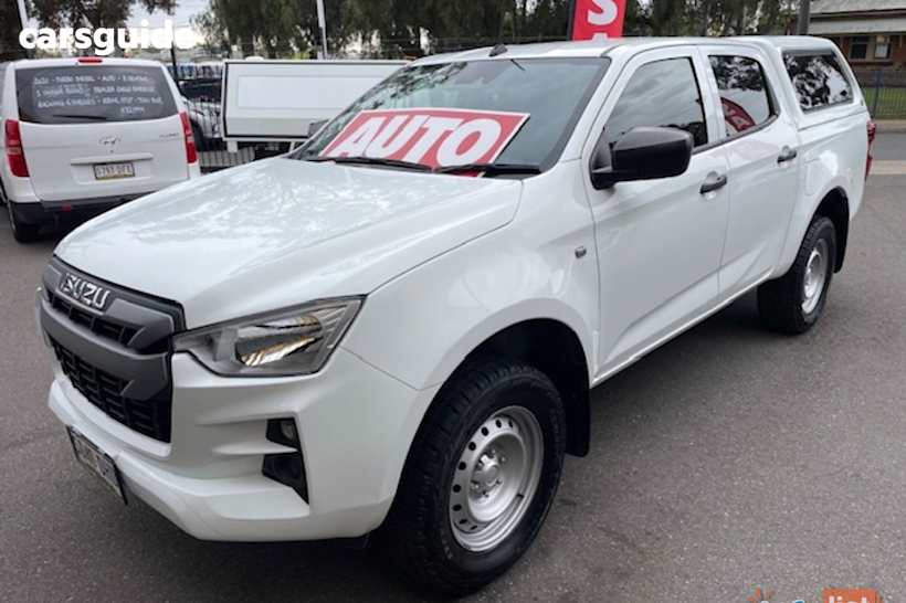 White 2021 Isuzu D-MAX Crew Cab Utility Sx (4X2) High-Ride