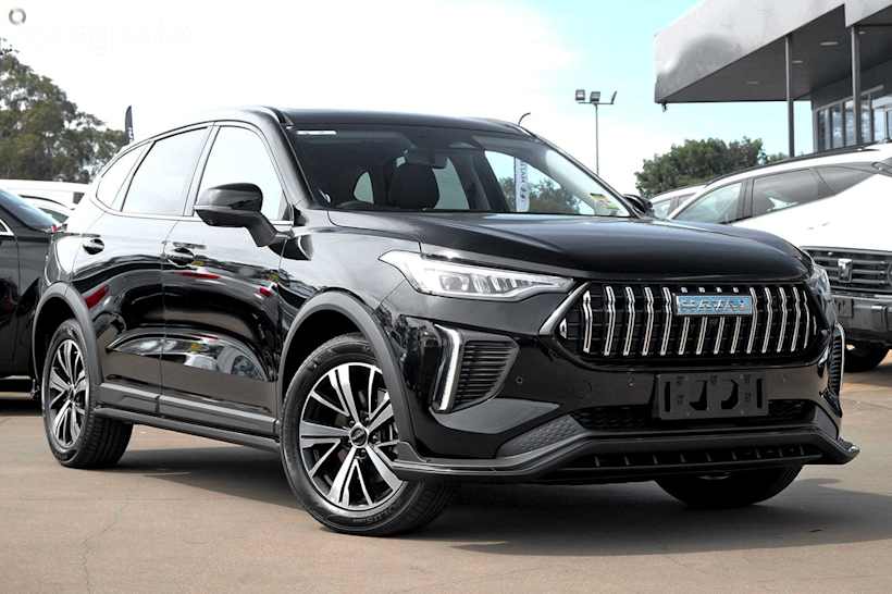 Black 2025 GWM Haval Jolion SUV ULTRA HYBRID F