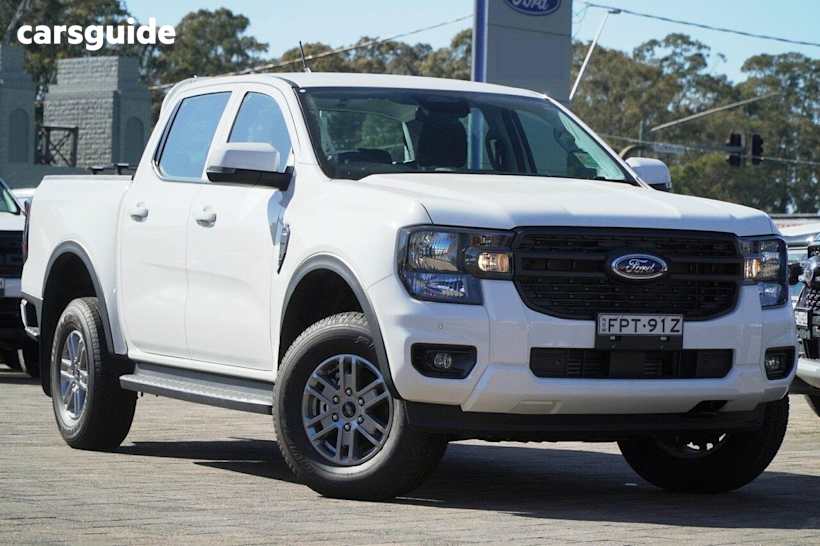 White 2025 Ford Ranger Ute Tray XLS 4X4