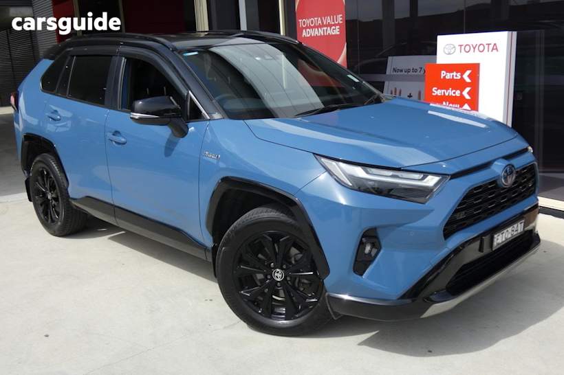 Black 2022 Toyota RAV4 Wagon Xse (2Wd) Hybrid Premium Paint