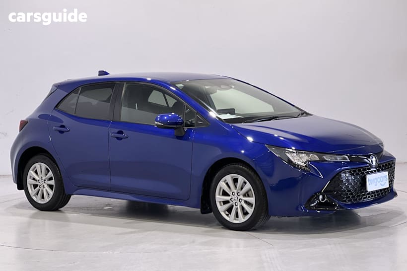 Blue 2022 Toyota Corolla Hatch SX F