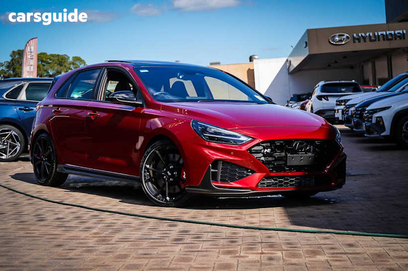 Red 2025 Hyundai I30 Hatchback N Premium With Sunroof