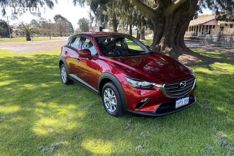 Red 2022 Mazda CX-3 Sedan