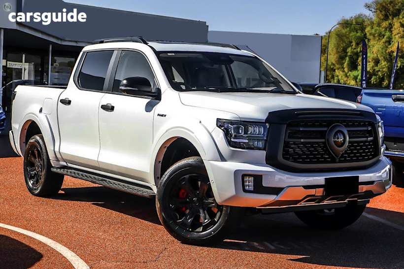 White 2025 GWM Cannon Alpha Ute Tray ULTRA PHEV 4WD