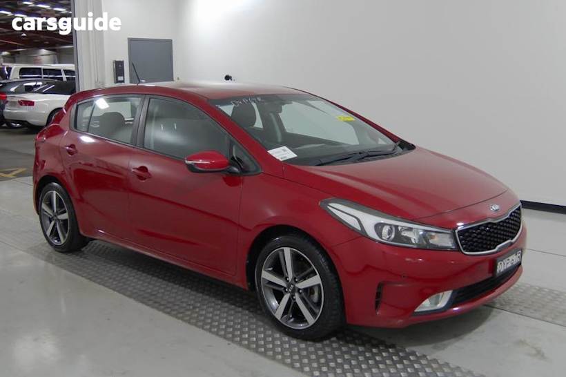 Red 2018 Kia Cerato Hatchback Sport+
