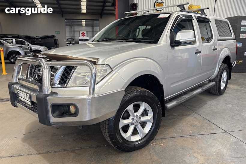 Silver 2012 Nissan Navara Dual Cab Pick-up St (4X4)