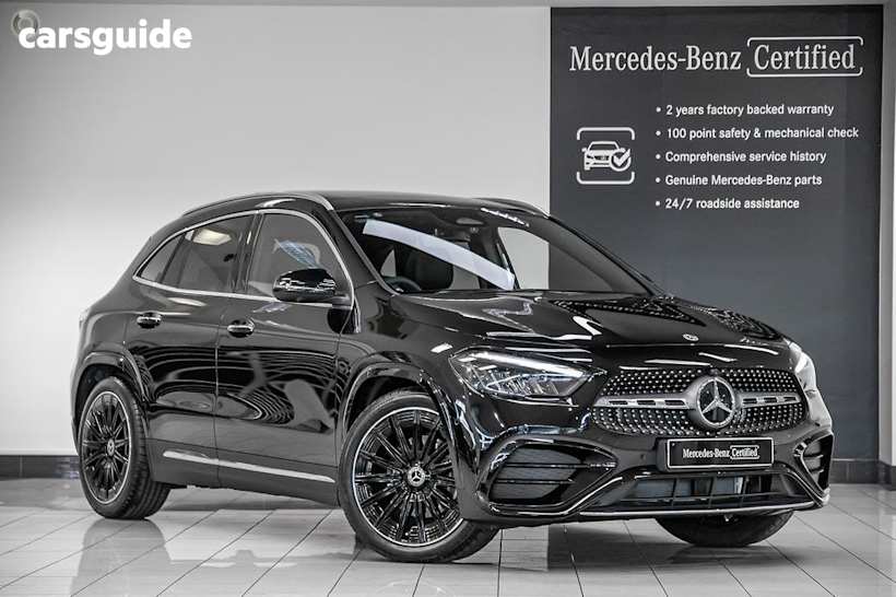 Black 2025 Mercedes-Benz GLA-Class SUV GLA200 F