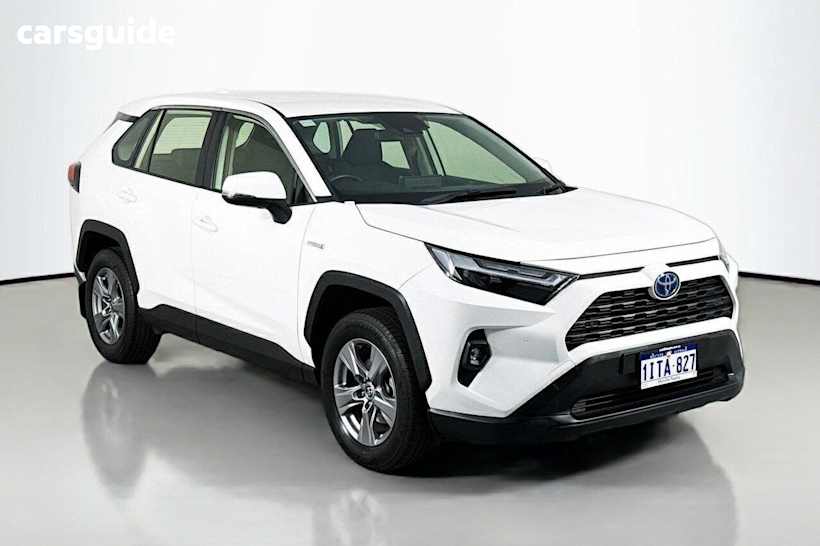 White 2024 Toyota RAV4 Wagon Gx (2Wd) Hybrid