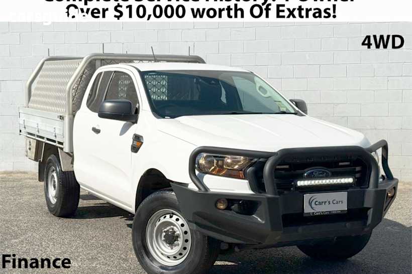 White 2020 Ford Ranger Ute Tray XL 4X4