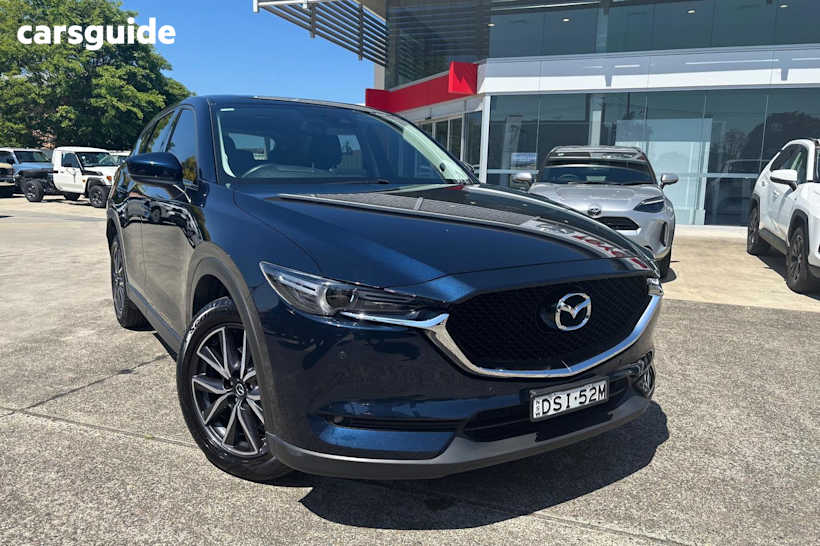 Blue 2017 Mazda CX-5 SUV GT 4X4