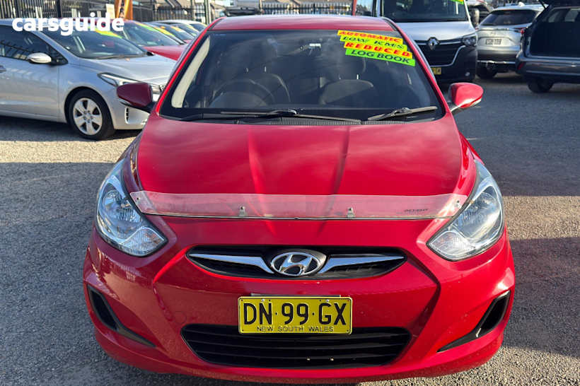 Red 2013 Hyundai Accent Hatch ACTIVE F