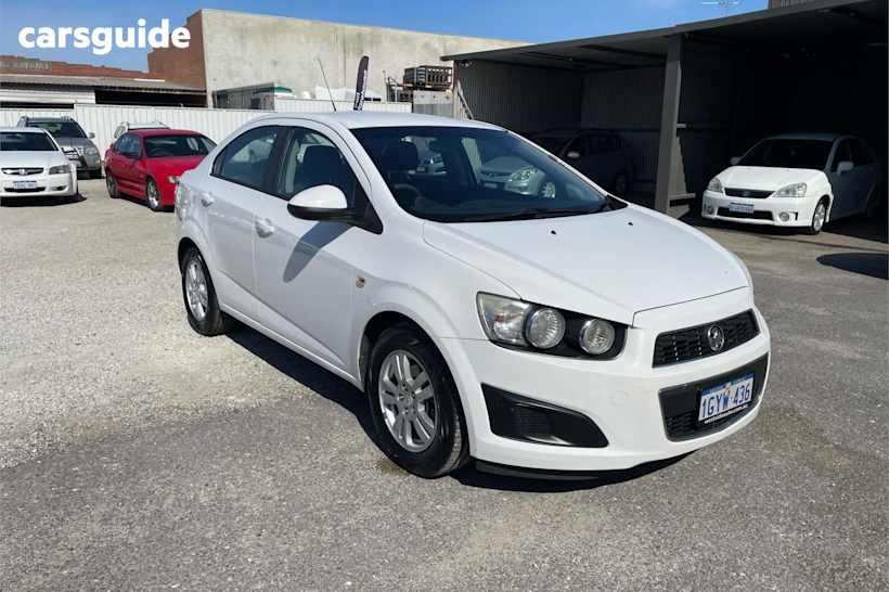 White 2012 Holden Barina Sedan F
