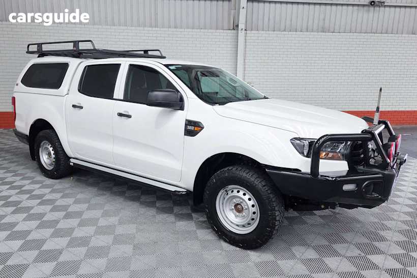 White 2022 Ford Ranger Ute Tray XL 4X4