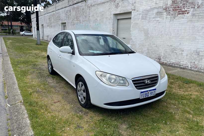 White 2008 Hyundai Elantra Sedan SLX F