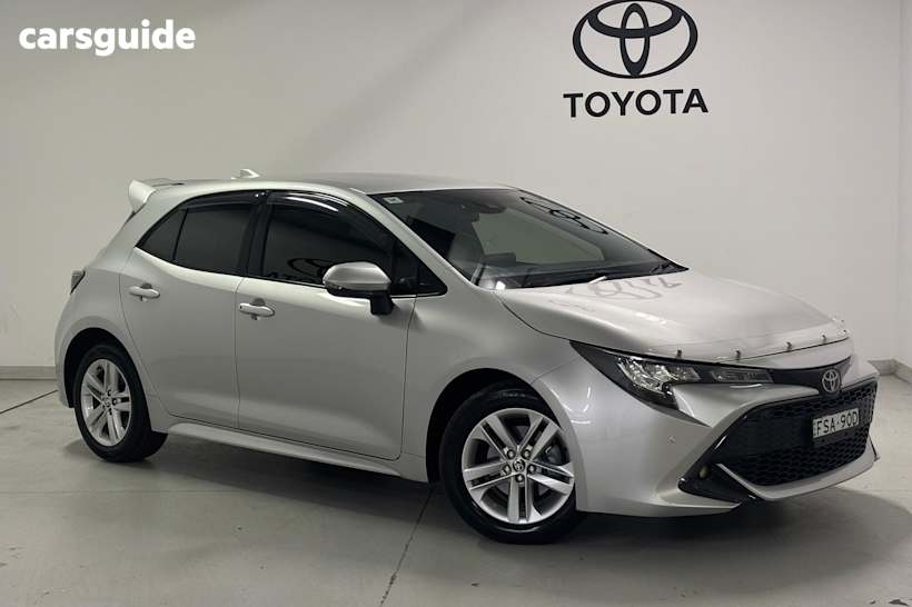 Silver 2020 Toyota Corolla Hatch SX F