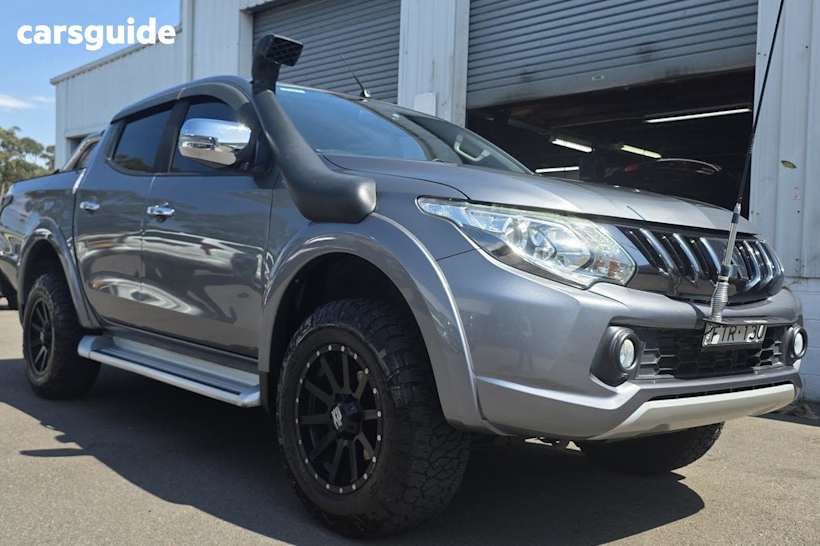 Grey 2018 Mitsubishi Triton Dual Cab Utility Exceed (4X4)