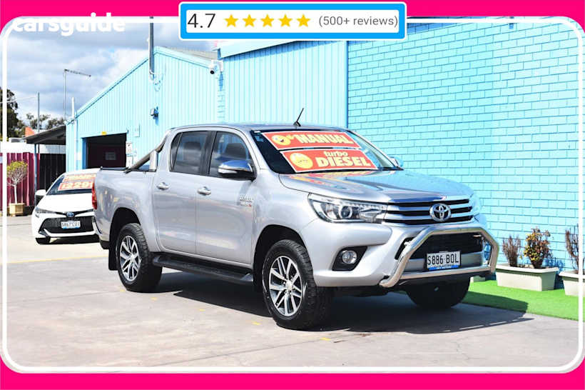 Silver 2016 Toyota Hilux Ute Tray SR5 4X4