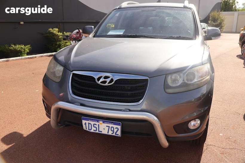 Silver 2011 Hyundai Santa FE Wagon Highlander Crdi (4X4)