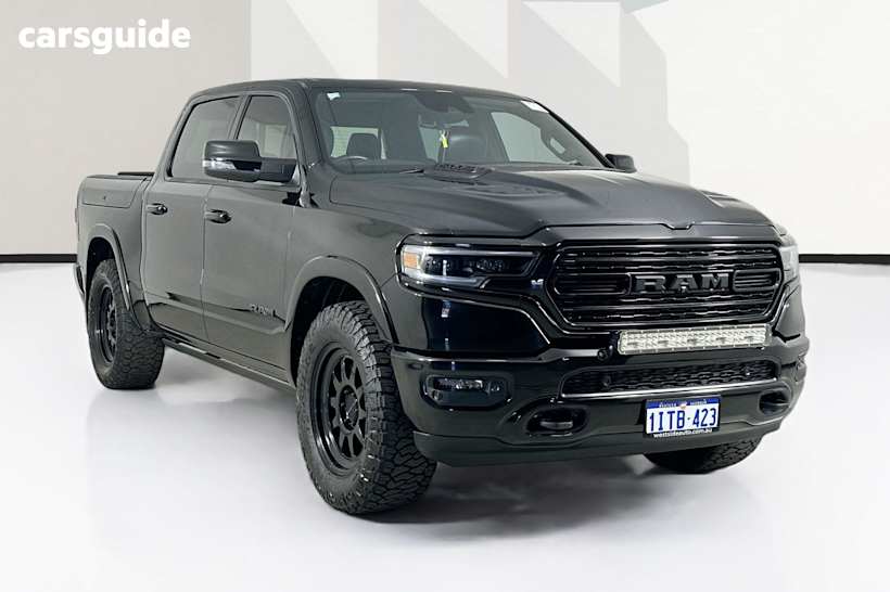 Black 2023 Ram 1500 Crew Cab Utility Limited Rambox (Hybrid)