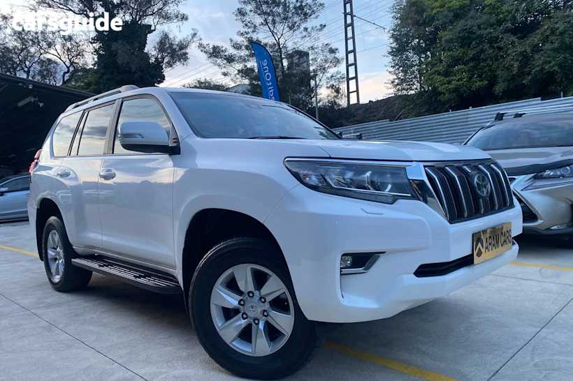 White 2019 Toyota Landcruiser Prado Wagon Gxl (4X4)