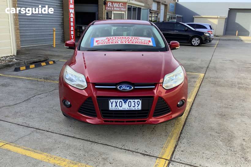 Red 2012 Ford Focus Hatchback Trend