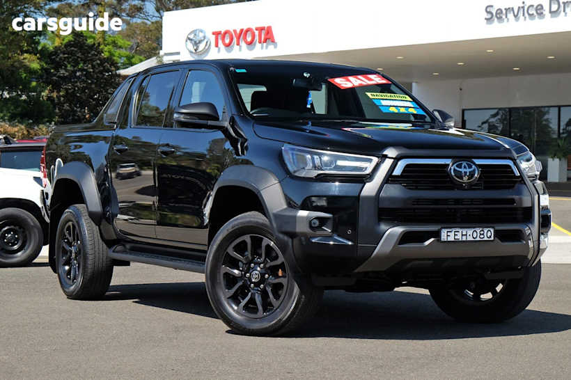 Black 2023 Toyota Hilux Ute Tray ROGUE 4X4