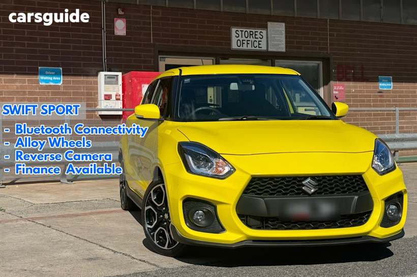 Yellow 2023 Suzuki Swift Hatch SPORT F