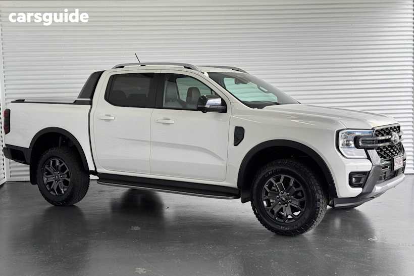 White 2024 Ford Ranger Ute Tray WILDTRAK 4X4