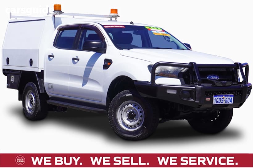White 2018 Ford Ranger Ute Tray XL 4X4
