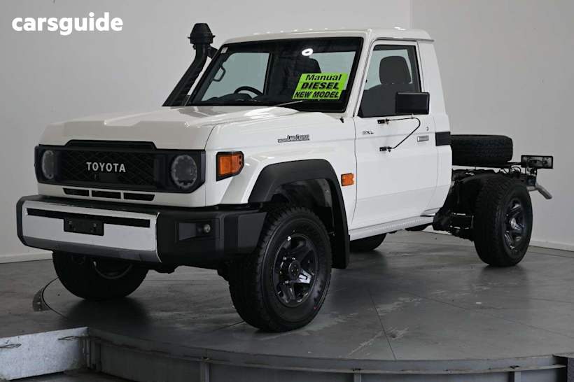 White 2025 Toyota Landcruiser Cab Chassis Lc79 Gxl + Diff Locks