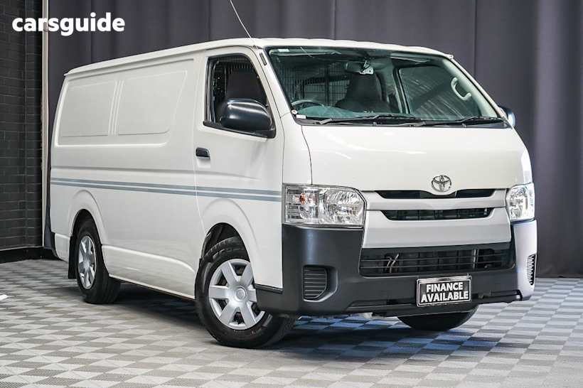 White 2018 Toyota HiAce Van Lwb