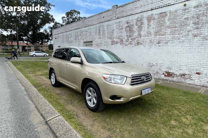 Beige 2008 Toyota Kluger SUV KX-R 4WD