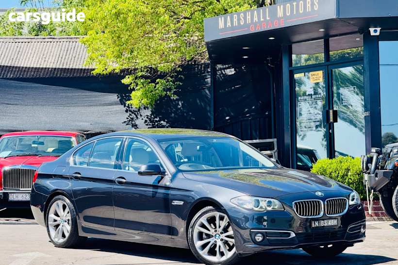 Grey 2015 BMW 520D Sedan Luxury Line