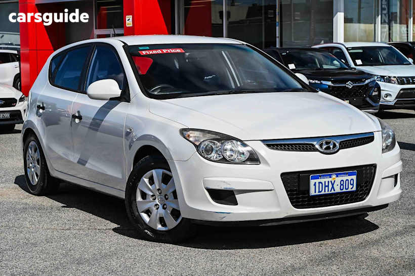 White 2010 Hyundai I30 Hatch SX F