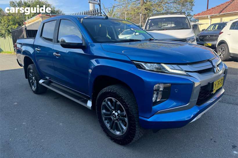 Blue 2020 Mitsubishi Triton Double Cab Pick Up Gls (4X4)